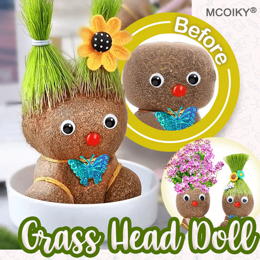 MCOIKY® Grass Head Doll