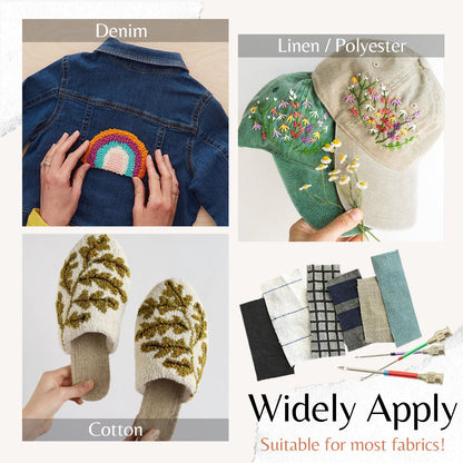 Dobshow® Embroidery Stitching Punch Needles Set