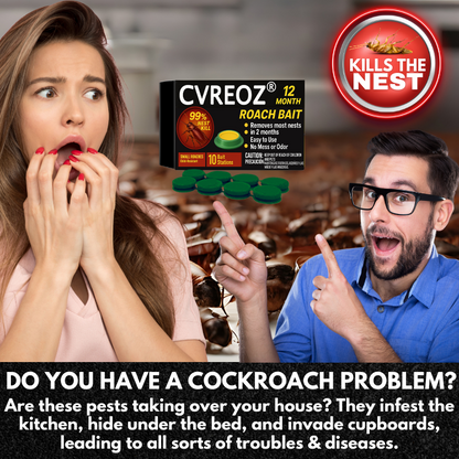 Cvreoz® QuikCatch Killer RoachAce Bait Station